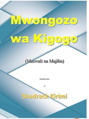 cover image of Mwongozo wa Kigogo